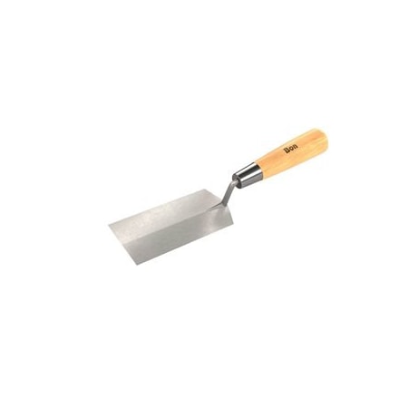 Bon Tool Bon 70-162 Margin Trowel, Stainless Steel 5" X 2" Wood Handle 70-162